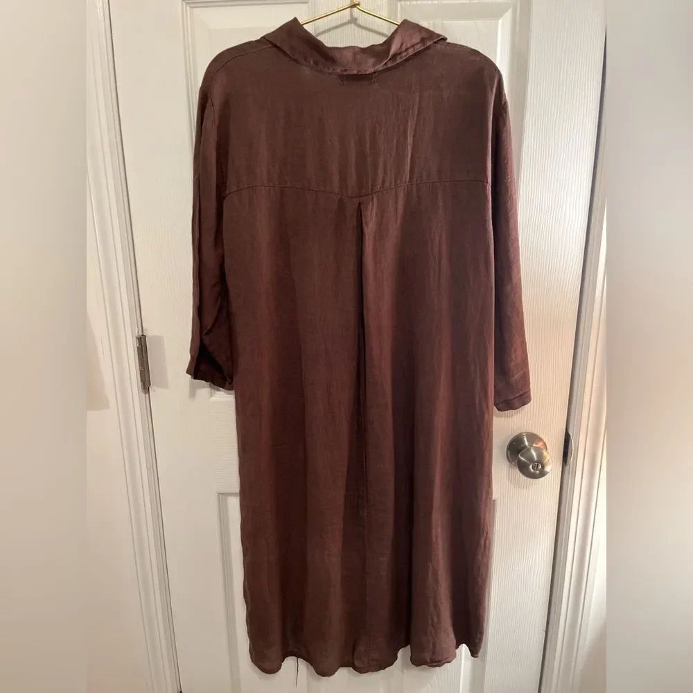 LINO 100% Linen Dress - Picture 6 of 9